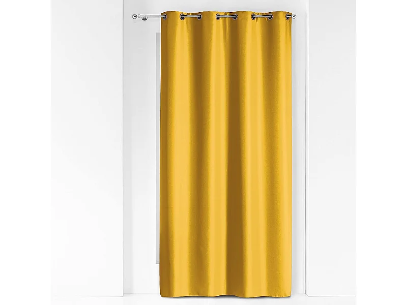 Rideau à Oeillets "Essentiel" 140x280cm Miel