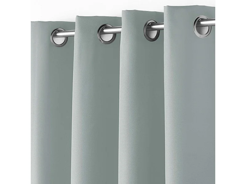 Rideau à Oeillets "Essentiel" 140x280cm Gris