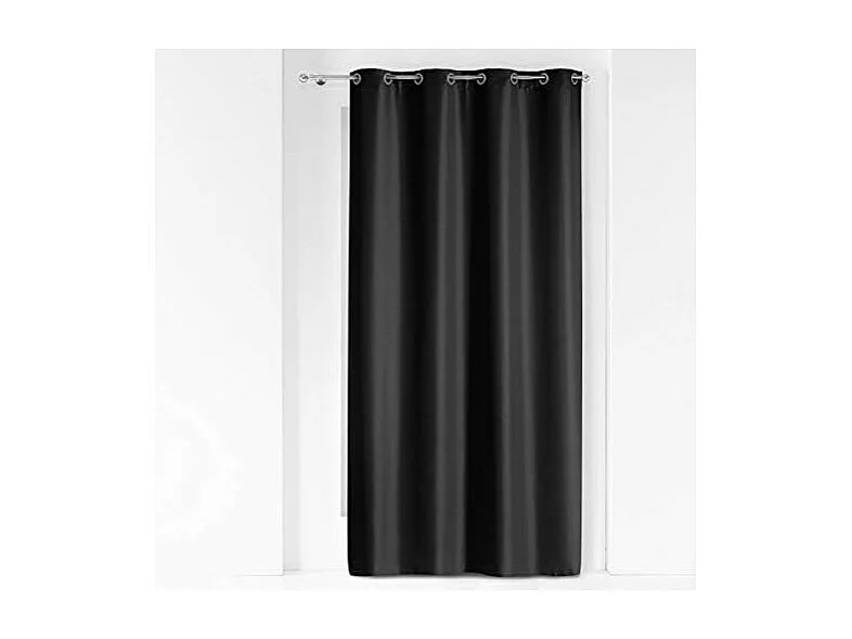 Cortina esencial lisa con ollaos