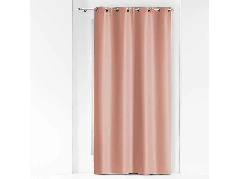Rideau à Œillets "Essentiel" 140x280cm Rose Poudré