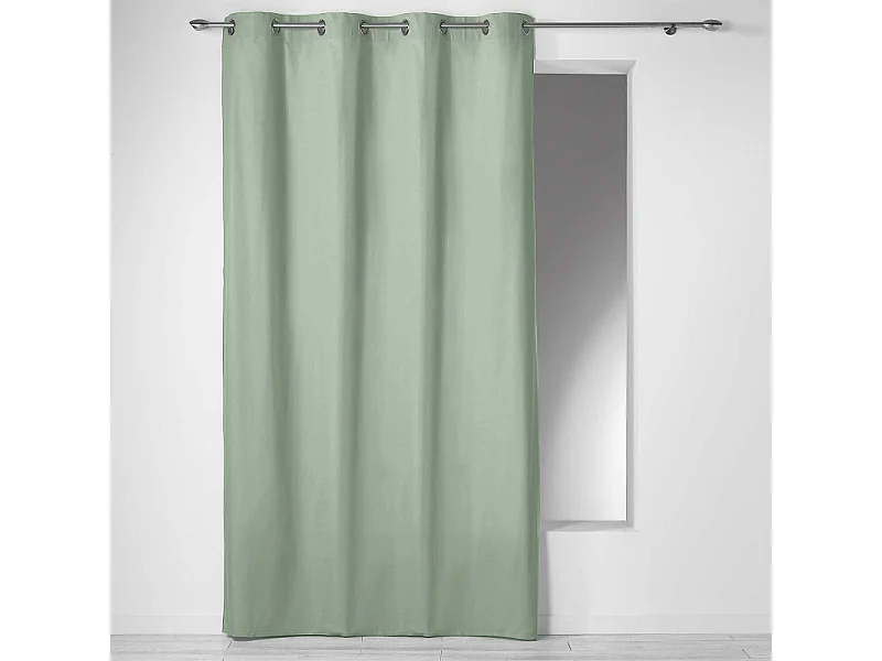 Rideau à Œillets "Panama" 140x240cm Sauge