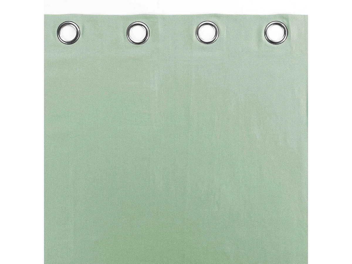 Rideau à Œillets "Panama" 140x240cm Sauge
