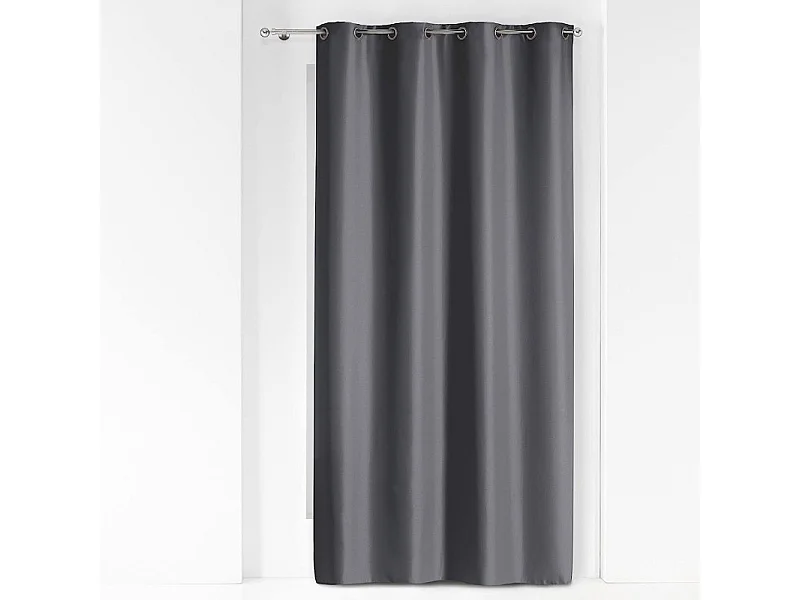 Rideau à Oeillets "Essentiel" 140x280cm Béton