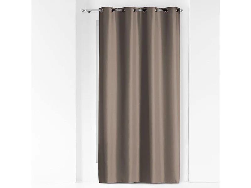 Rideau à Oeillets "Essentiel" 140x280cm Taupe