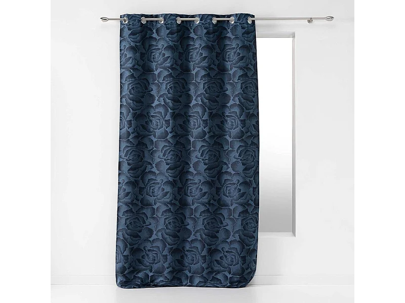 Rideau à Œillets "Rosalina" 140x260cm Bleu Navy