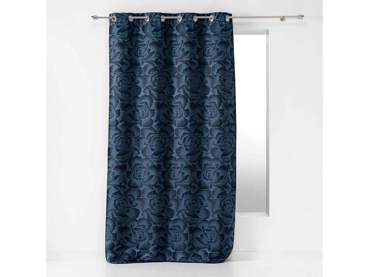 Rideau à Œillets "Rosalina" 140x260cm Bleu Navy
