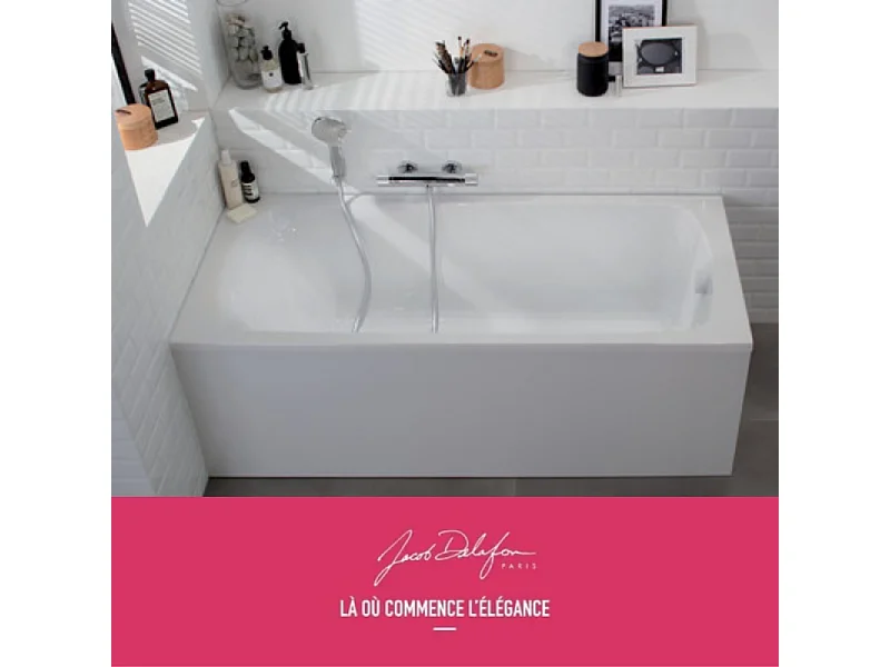 Baignoire droite 170 X 75 JACOB DELAFON Brive