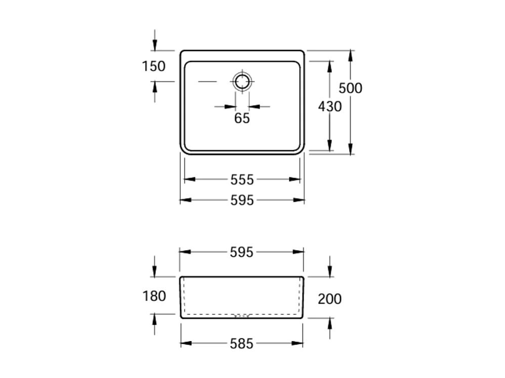 Évier 1 bac VILLEROY ET BOCH O.Novo