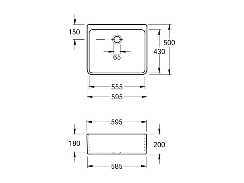 Évier 1 bac VILLEROY ET BOCH O.Novo