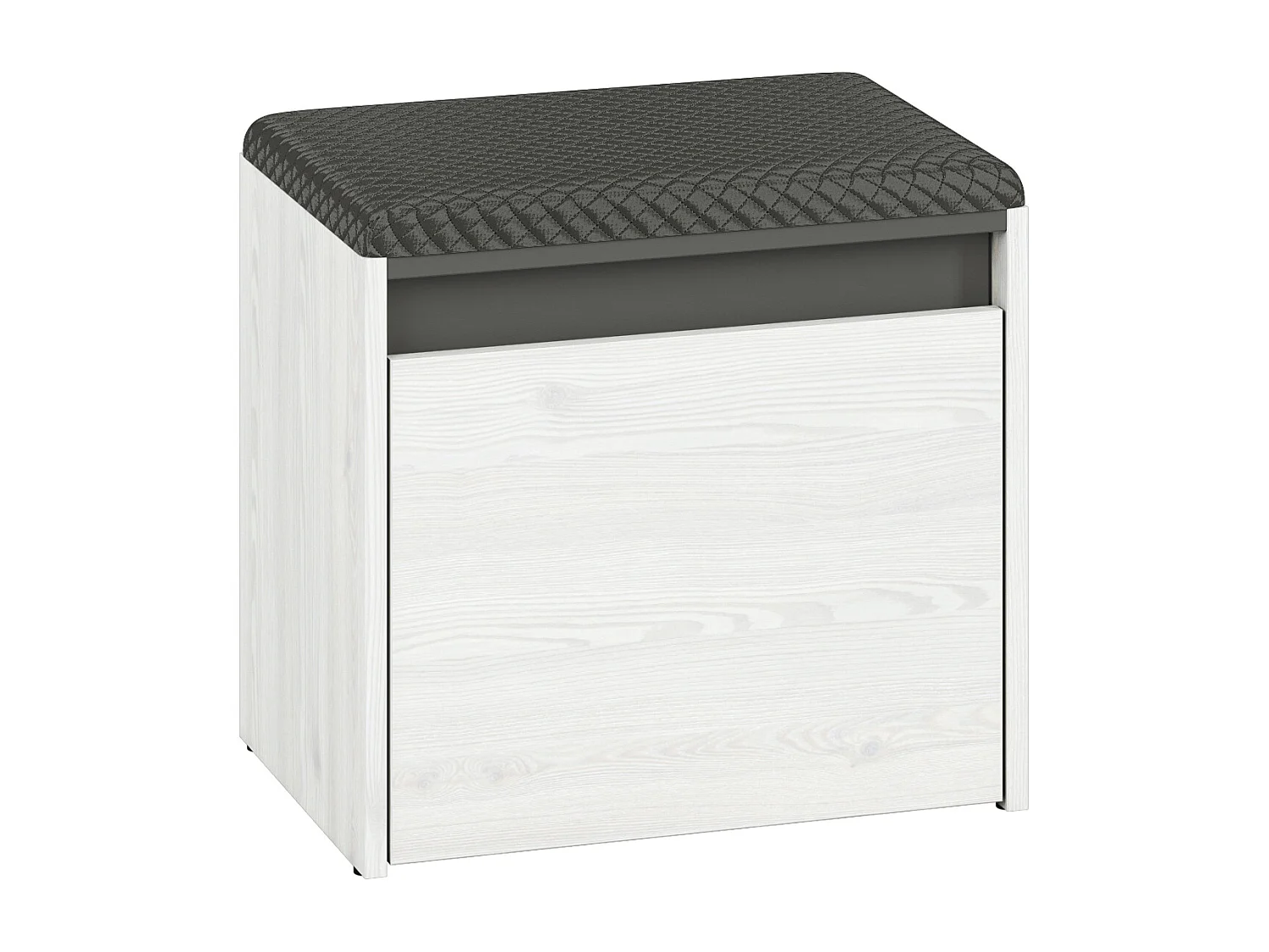 SITZBANK Hyga Pinie weiß / anthrazit 50 / 34 / 47cm