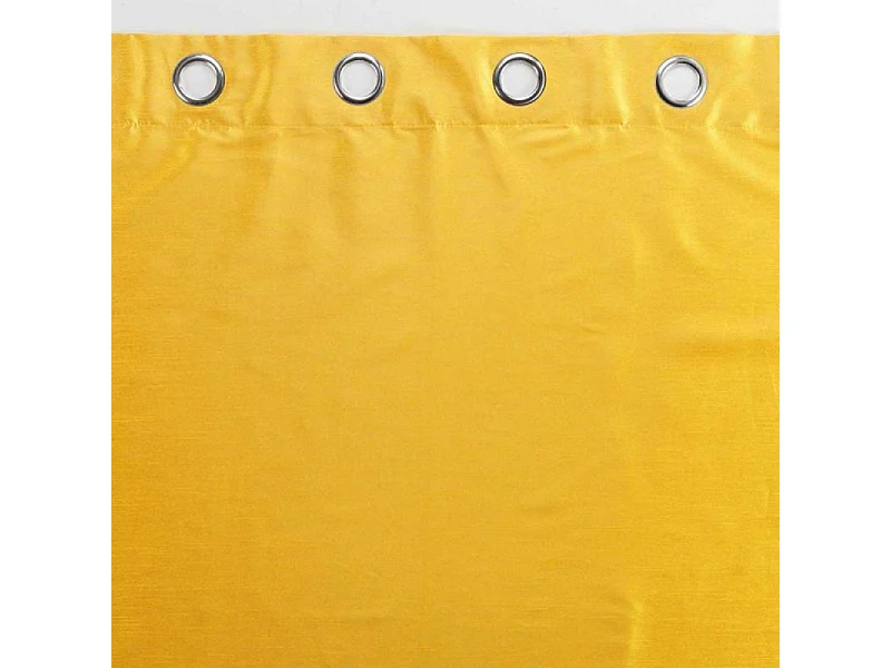 Rideau à Oeillets "Shana" 140x240cm Moutarde