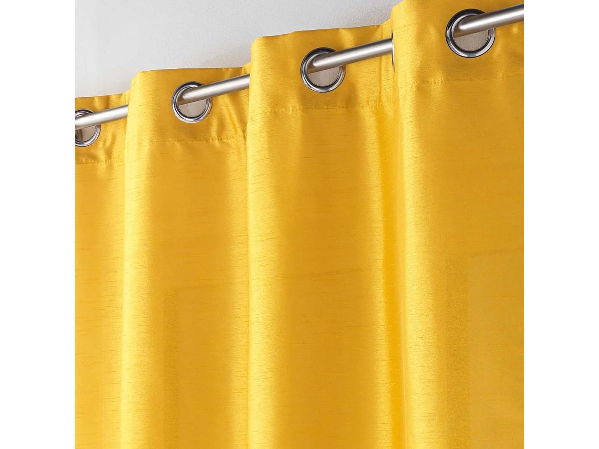 Rideau à Oeillets "Shana" 140x240cm Moutarde