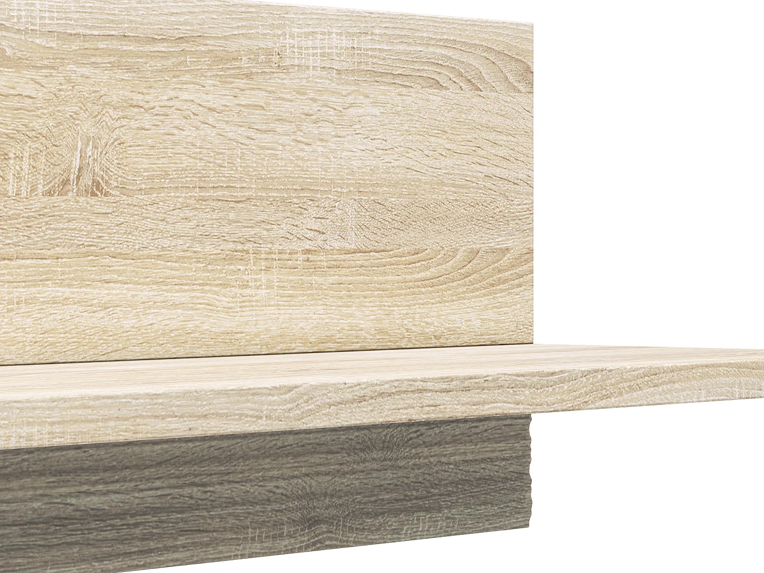 WANDREGAL Castel Sonoma Eiche hell / Sonoma Eiche Trüffel 138 / 21 / 24cm