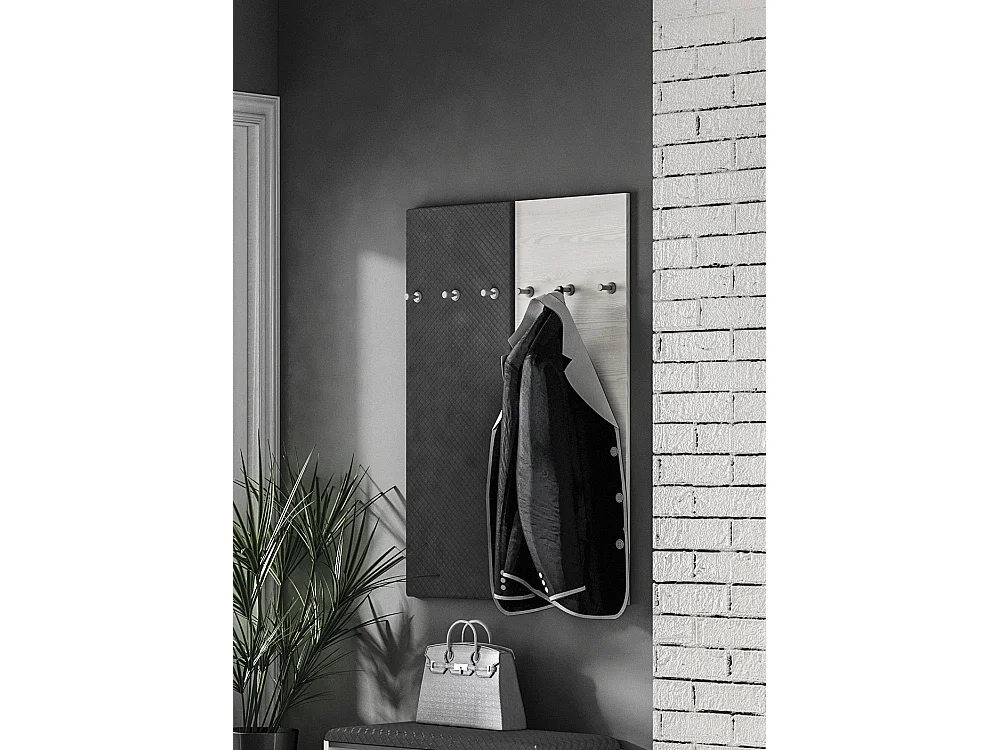 PANEEL Hyga Pinie weiß / anthrazit 34 / 3 / 102cm