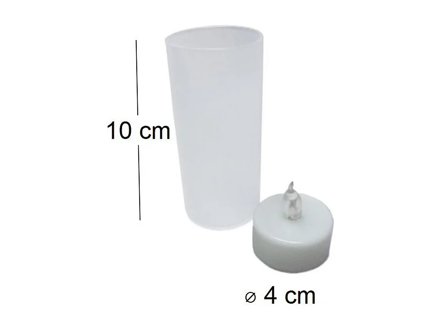 Bougies LED souffle (Lot de 6) Jaune