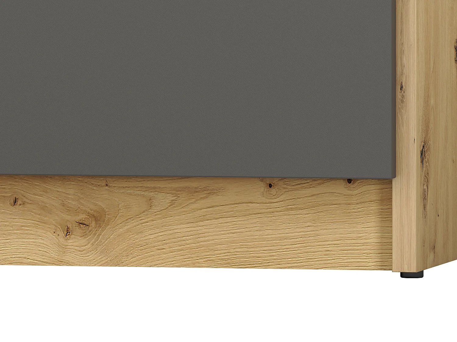 SCHREIBTISCH Fini Artisan Eiche / weiß / anthrazit 120 / 53 / 76cm