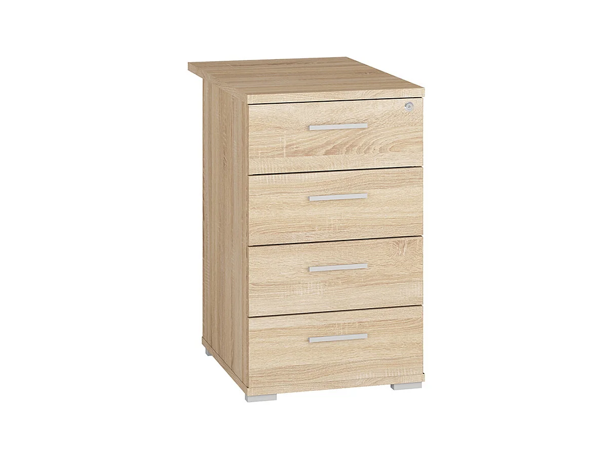 SCHUBLADENCONTAINER Optimal Sonoma Eiche hell 46 / 68 / 76cm