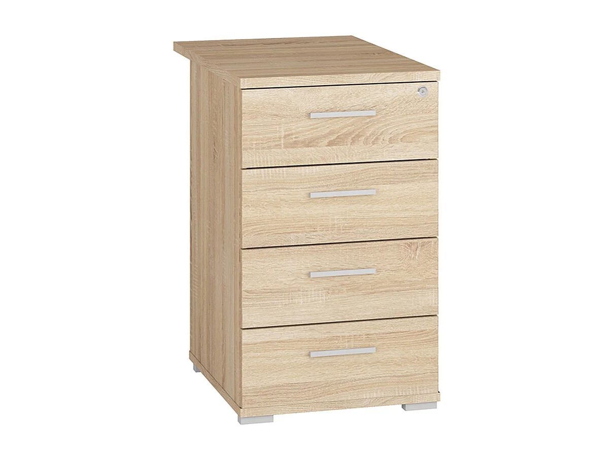 SCHUBLADENCONTAINER Optimal Sonoma Eiche hell 46 / 68 / 76cm