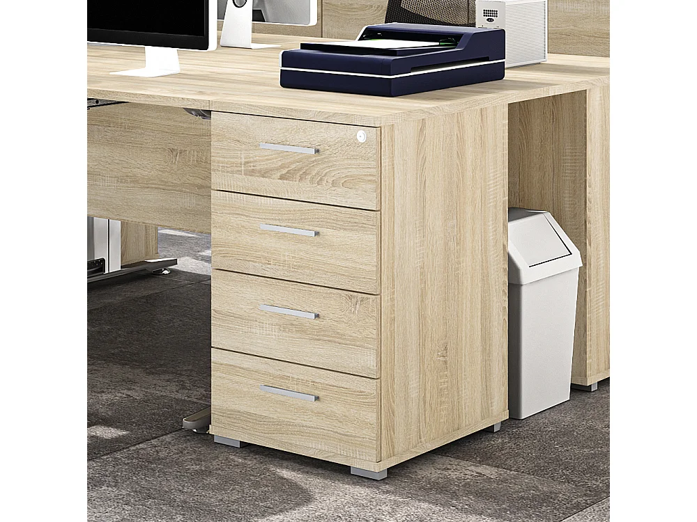 SCHUBLADENCONTAINER Optimal Sonoma Eiche hell 46 / 68 / 76cm