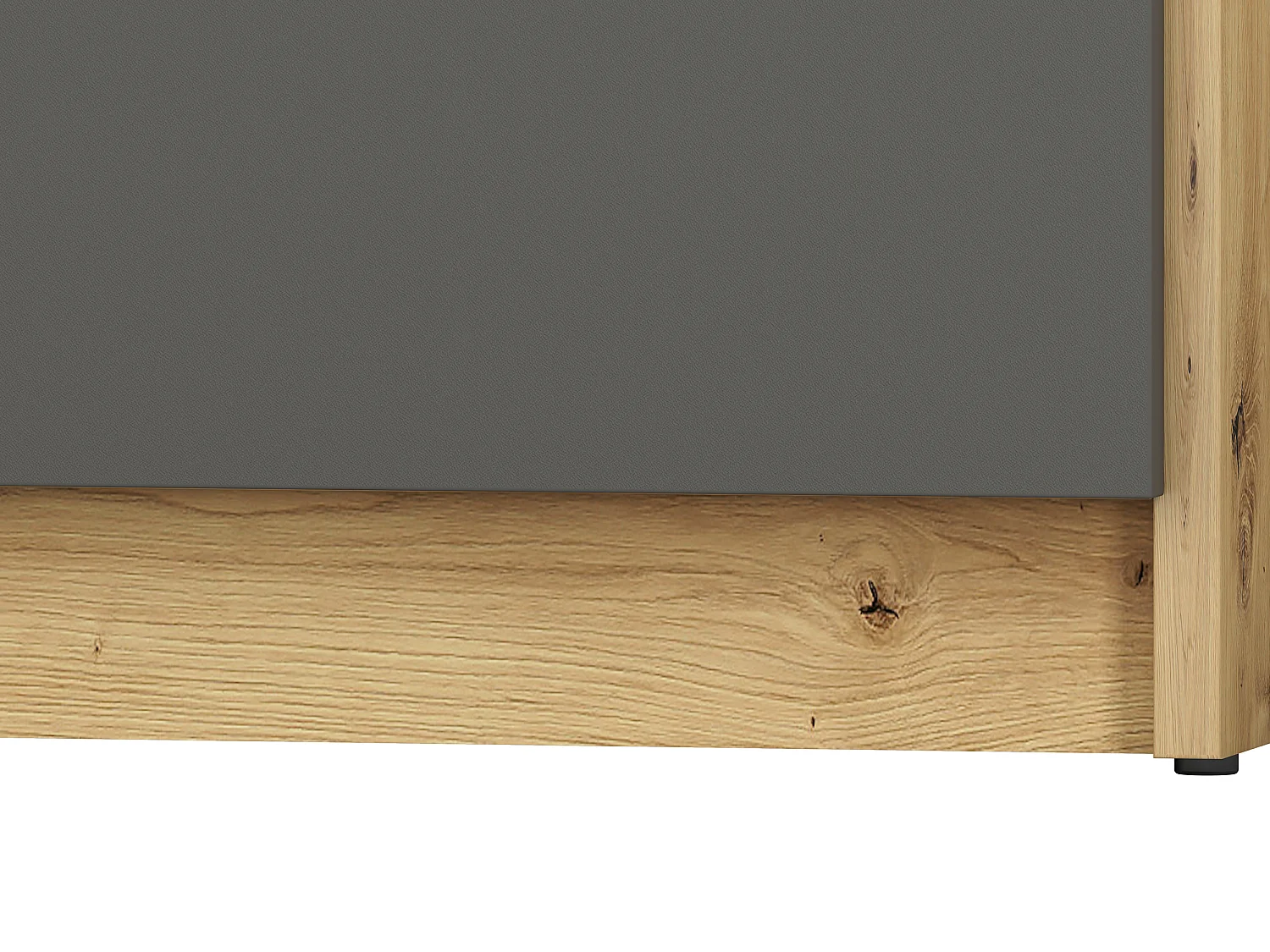 KOMMODE Fini Artisan Eiche / weiß / anthrazit 120 / 42 / 93cm