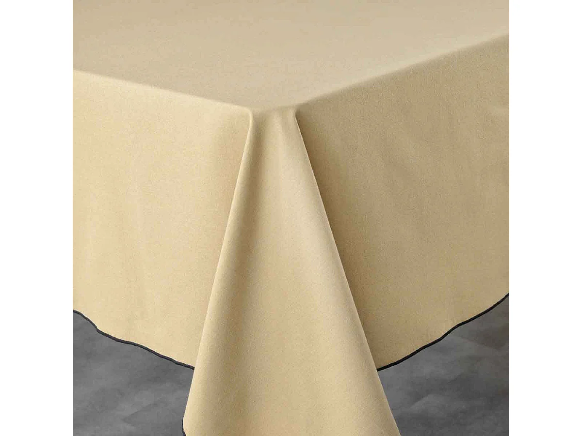 Nappe en Coton "Mistraline" 140x240cm Beige