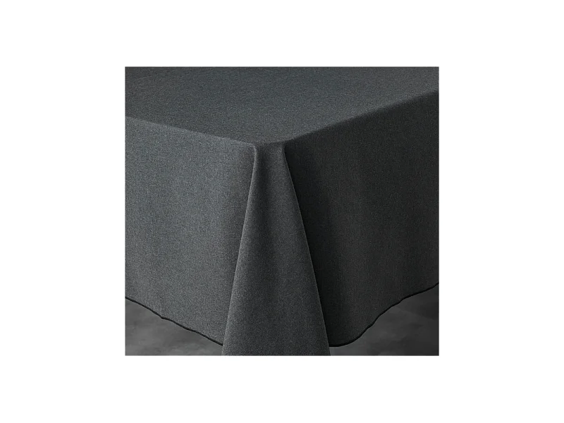 Nappe en Coton "Mistraline" 140x240cm Anthracite
