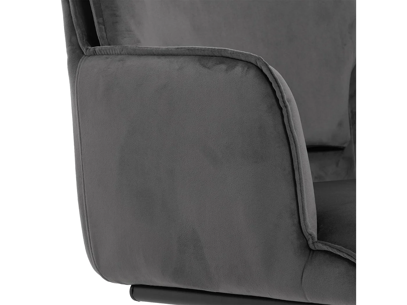 Sledestoel MCW-N60 (set van 6),  donkergrijs