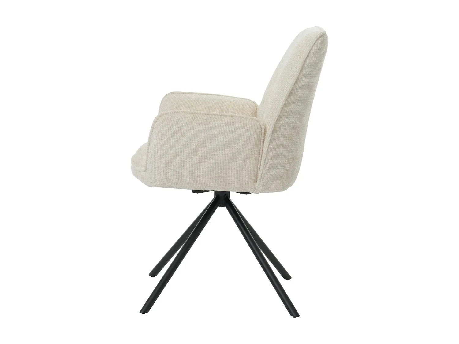 Chaise de salle à manger MCW-G67 (lot de 6),  crème