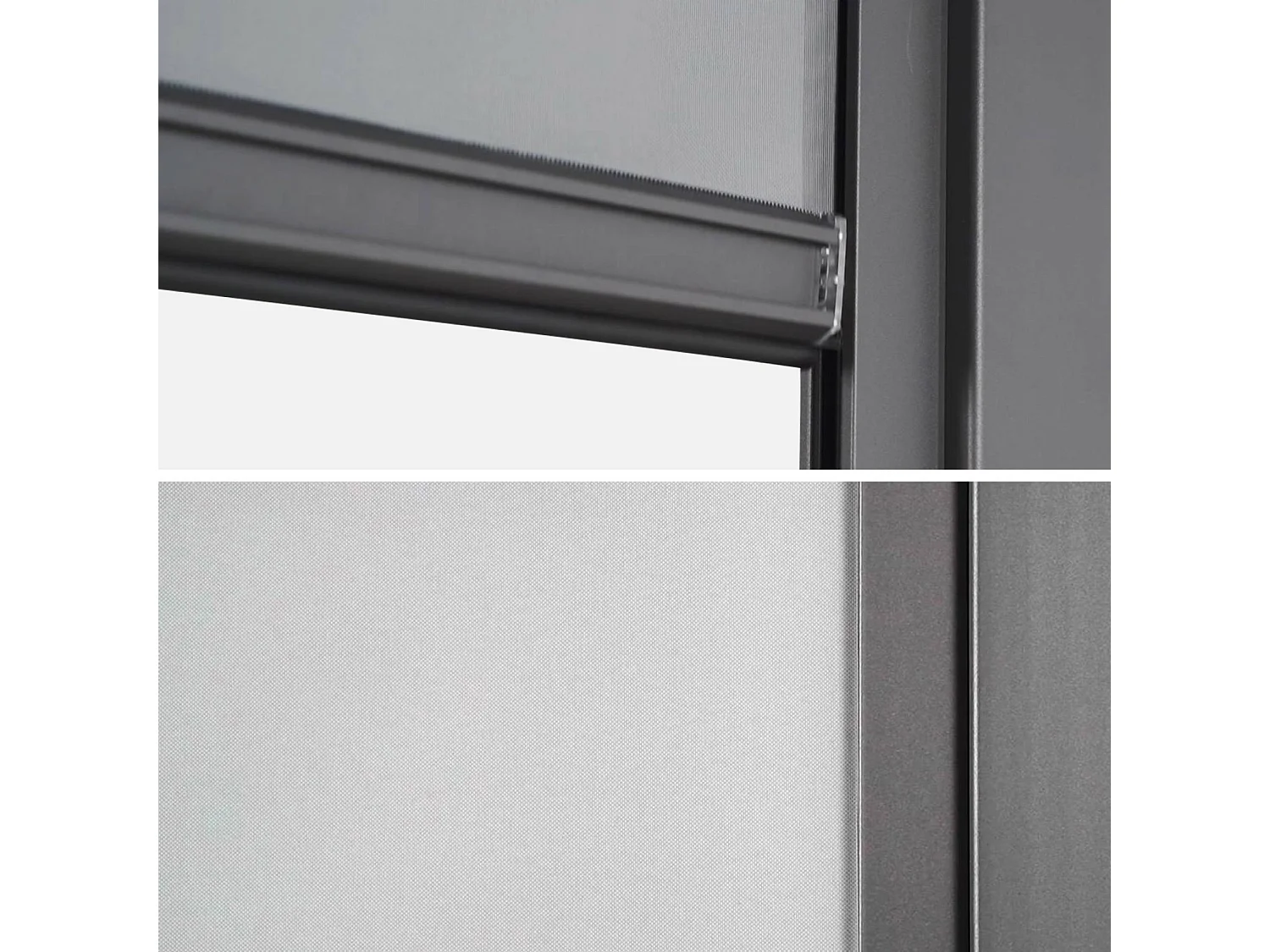 Pergola bioclimatique électrique 3x4m. aluminium. à lames orientables avec éclairage LED + store 3m