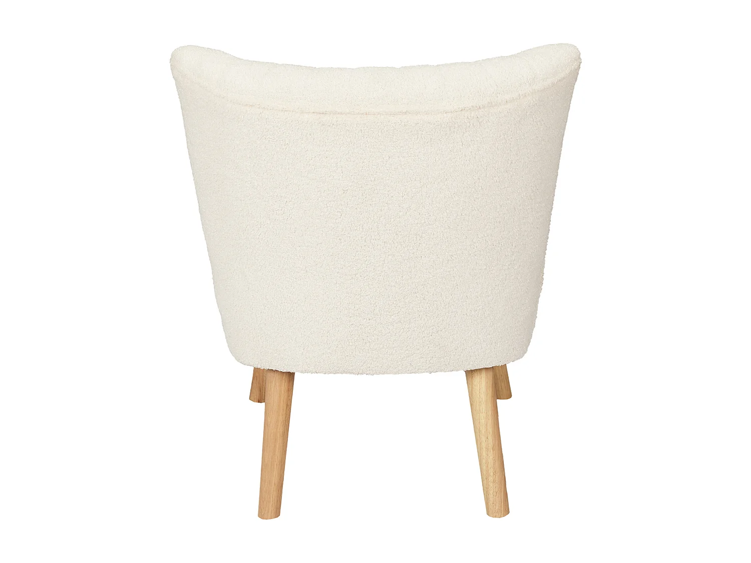Fauteuil Bouclette Erika Blanc