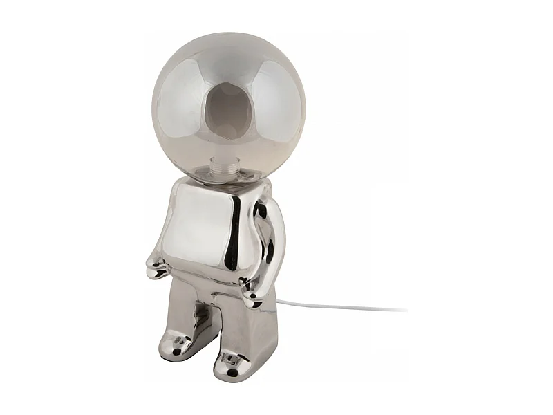 Lampe de table Ross à LED H27cm Chrome  Present Time