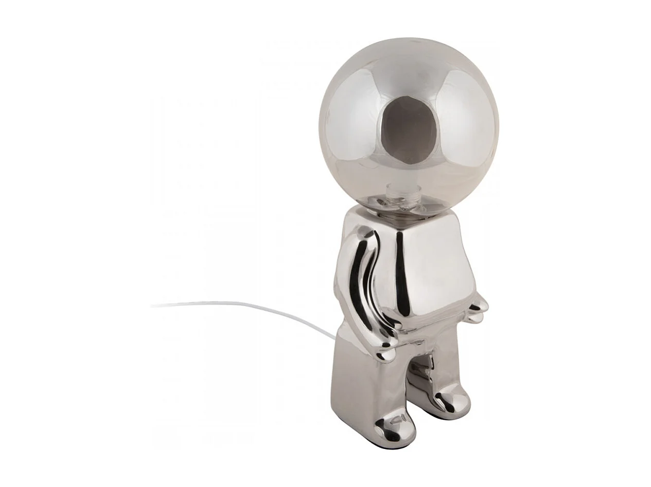 Lampe de table Ross à LED H27cm Chrome  Present Time