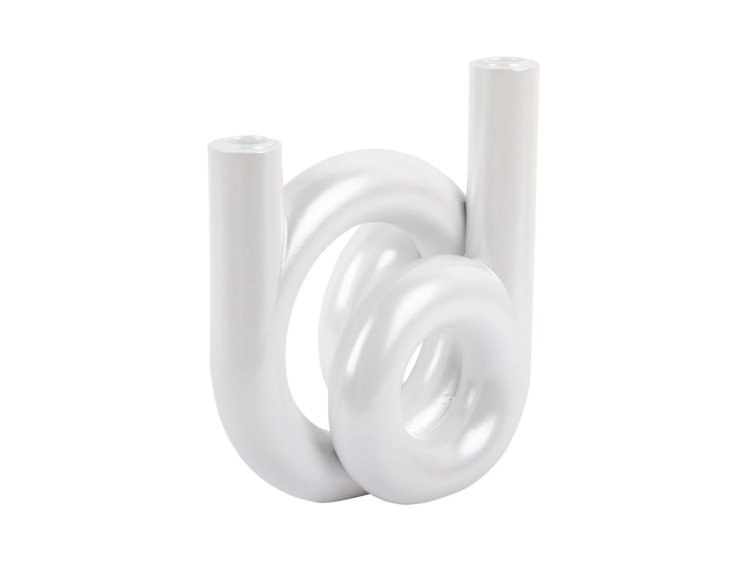 Present Time - Kandelaar Rings Medium - Metallic white