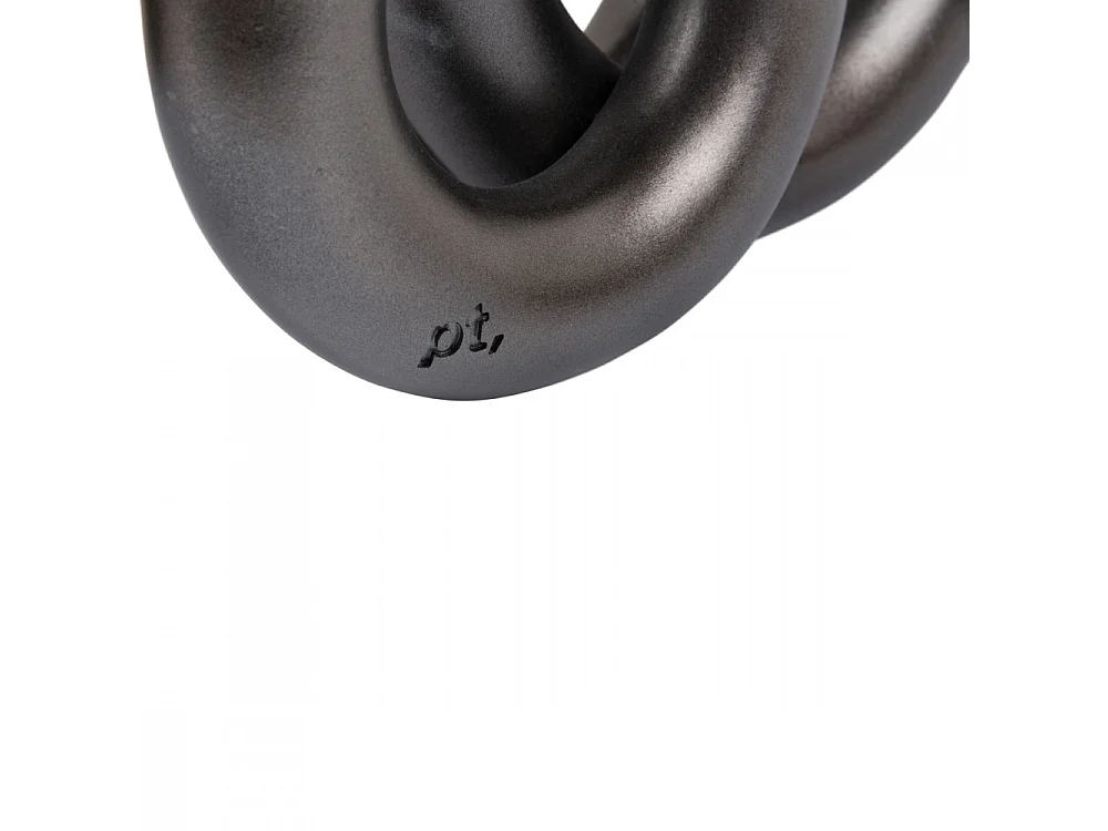 Bougeoir Ring H20cm Gris  Present Time