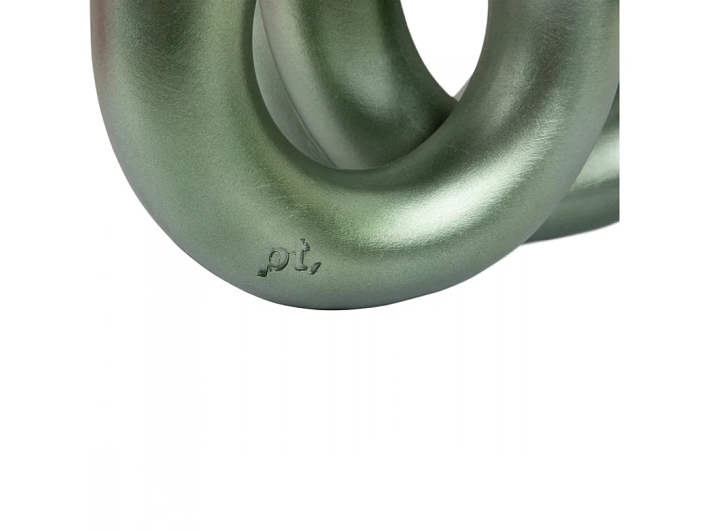 Bougeoir Ring H20cm Vert  Present Time