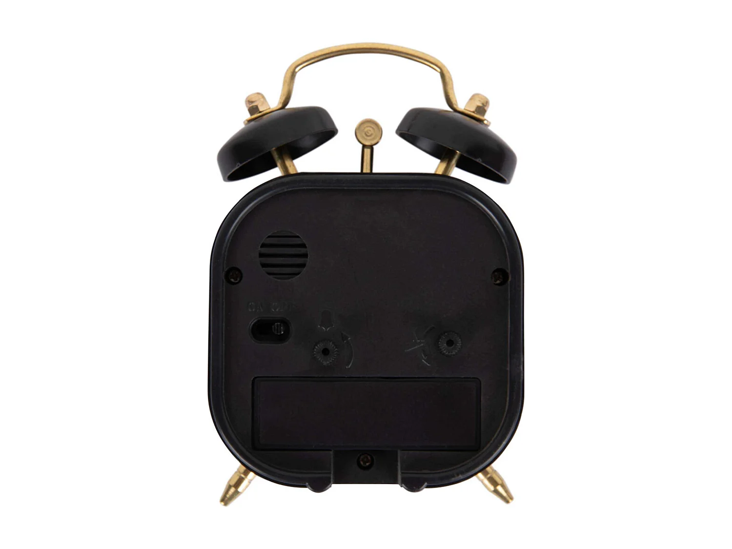 Réveil carré Glam Noir  Present Time