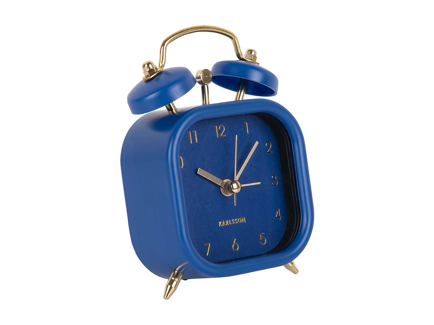 Réveil carré Glam Bleu  Present Time