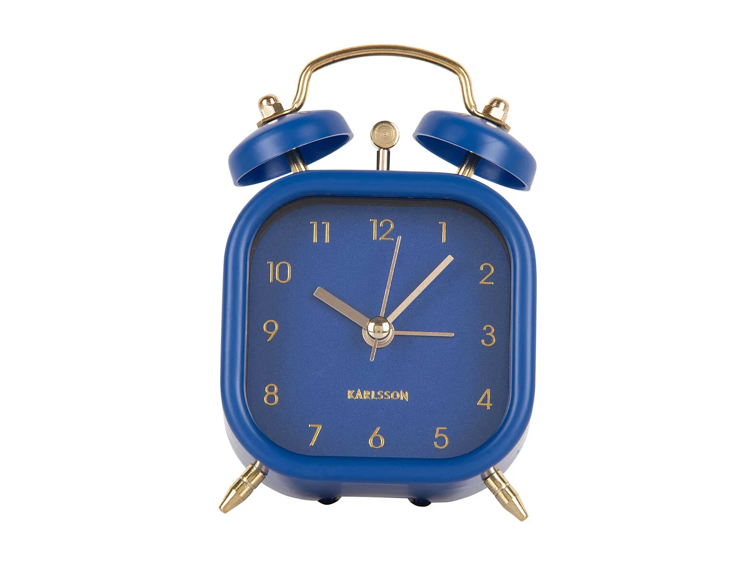 Réveil carré Glam Bleu  Present Time