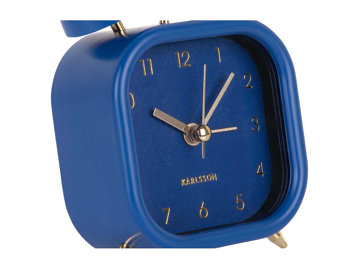 Réveil carré Glam Bleu  Present Time