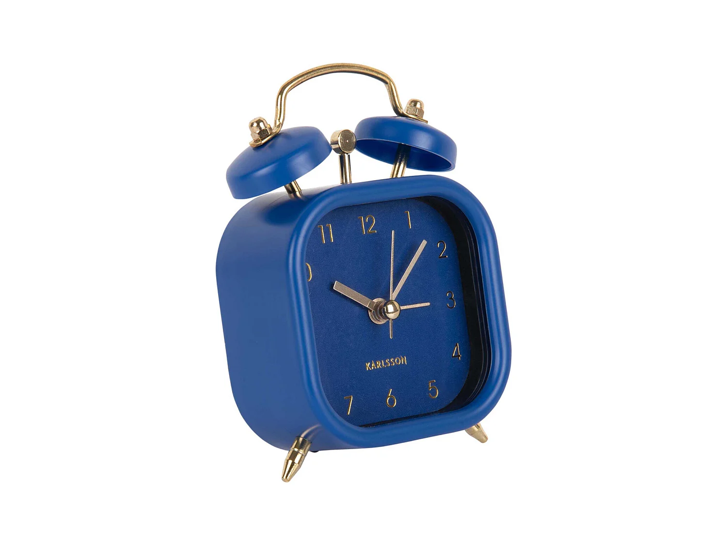 Réveil carré Glam Bleu  Present Time