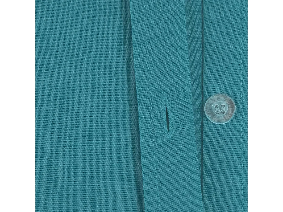 Housse de couette 220 x 240 cm uni couleur moderne bleu canard