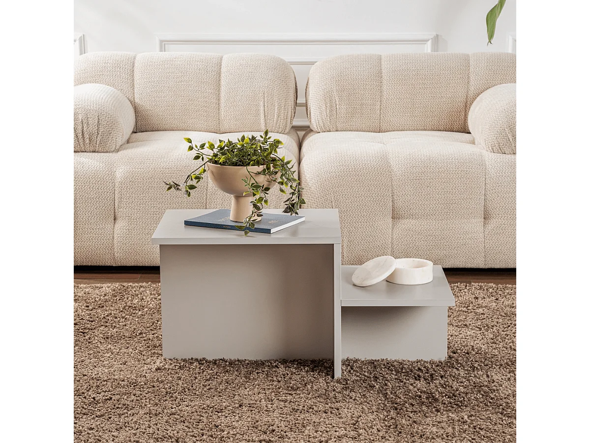 Table basse en aggloméré 80 x 40 x 40 cm Harmony