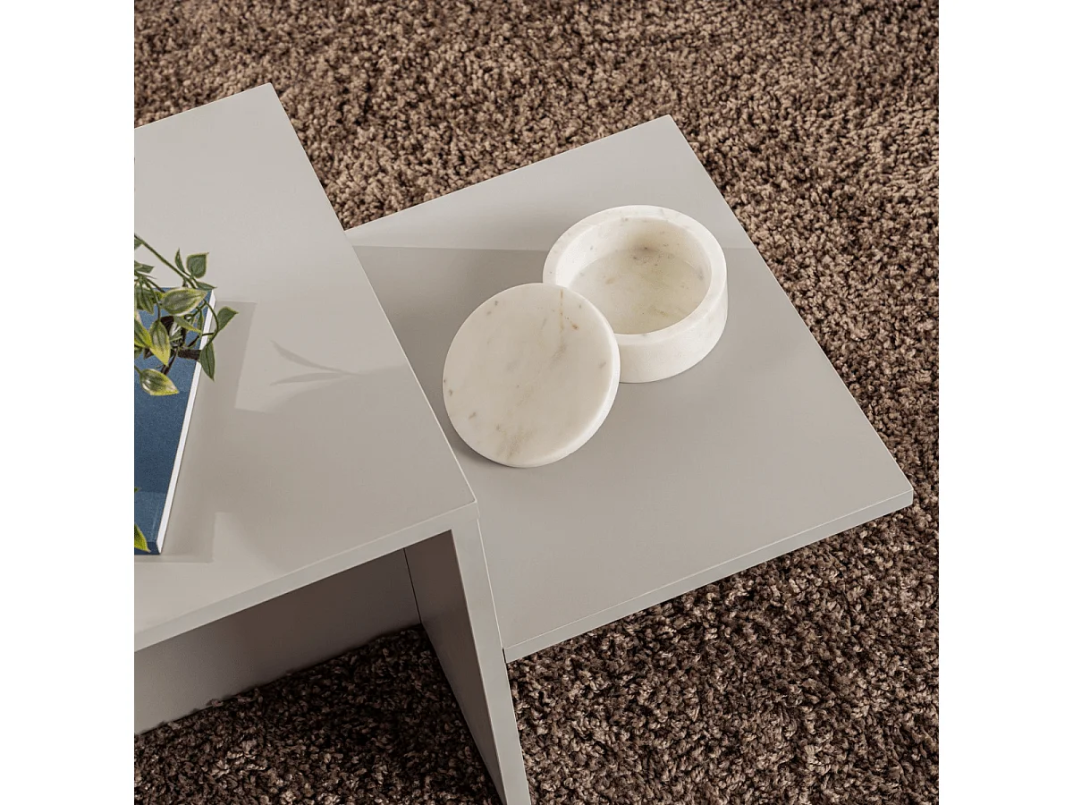 Table basse en aggloméré 80 x 40 x 40 cm Harmony