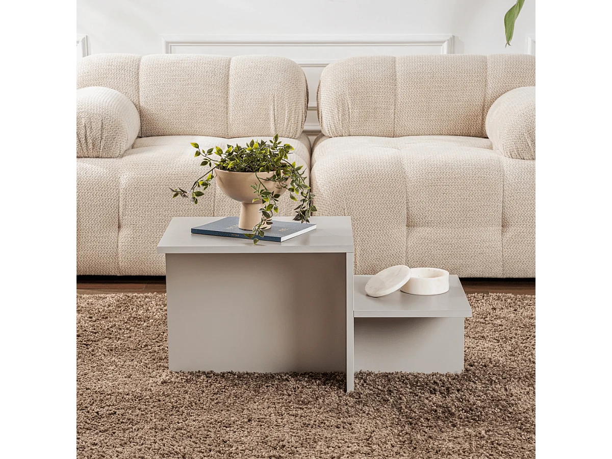 Table basse en aggloméré 80 x 40 x 40 cm Harmony