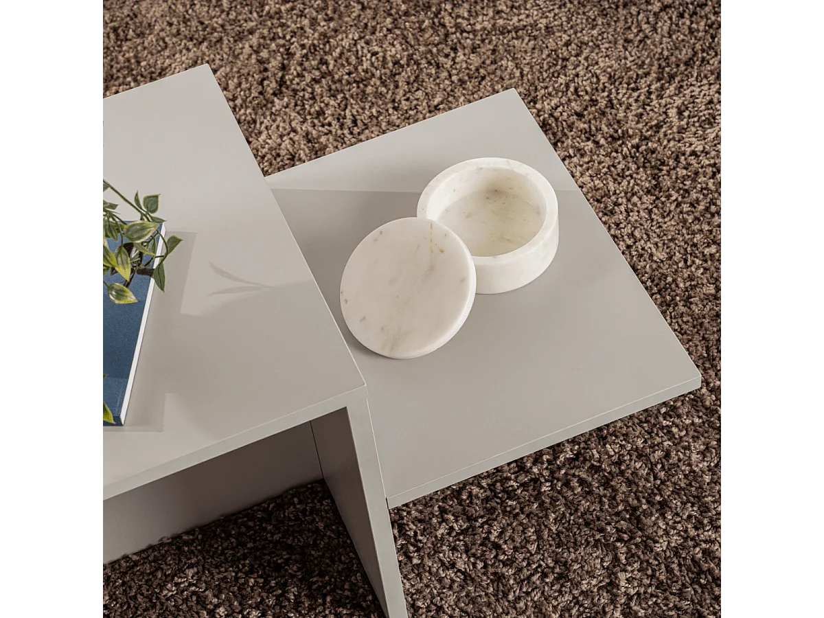 Table basse en aggloméré 80 x 40 x 40 cm Harmony