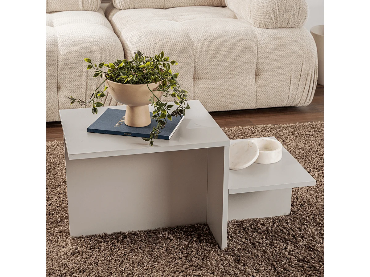Table basse en aggloméré 80 x 40 x 40 cm Harmony