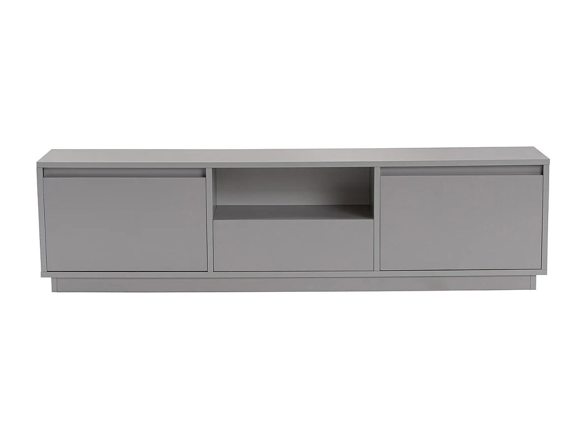 Mueble de TV con 3 puertas abatibles y 1 compartimento abierto L160 cm - VANGUARD