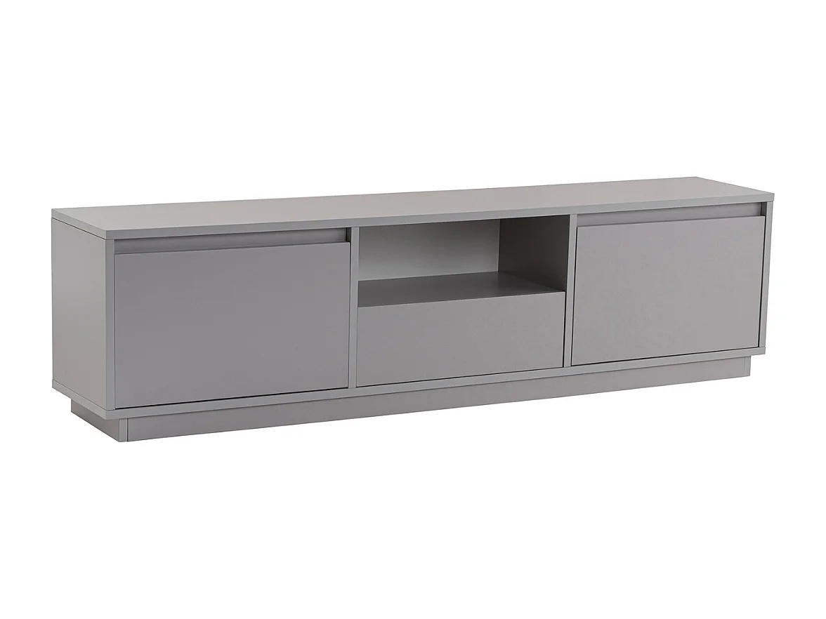 TV-meubel met 3 neerklapbare deuren en 1 open vak L160 cm - VANGUARD