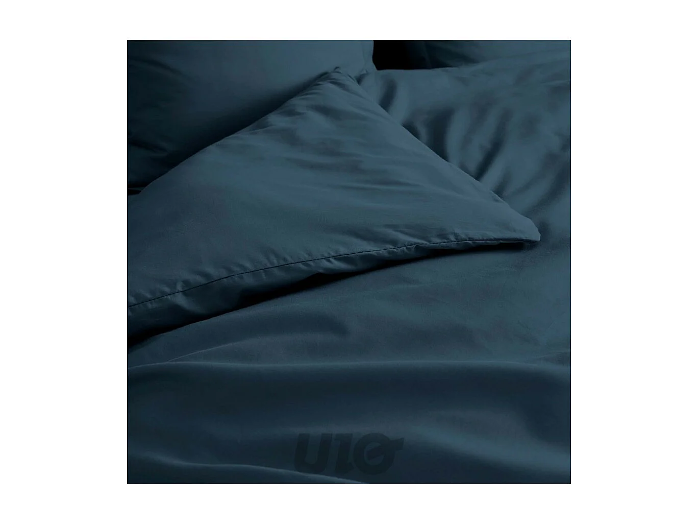 Housse de Couette "Percaline" 240x260cm Bleu Nuit