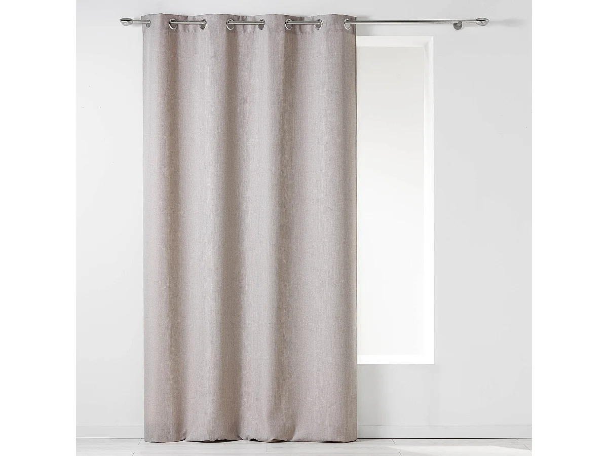 Rideau à Oeillets "Newton" 140x260cm Lin
